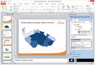 Obr. 2: Spojenm reportovacho nstroje a powerpointu obohatte vae jednn.