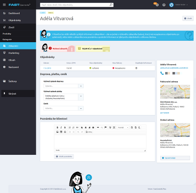 NetDirect - administrace