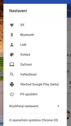 Díky několika trikům se v nastavení Chrome OS se objevila položka Google Play (beta)