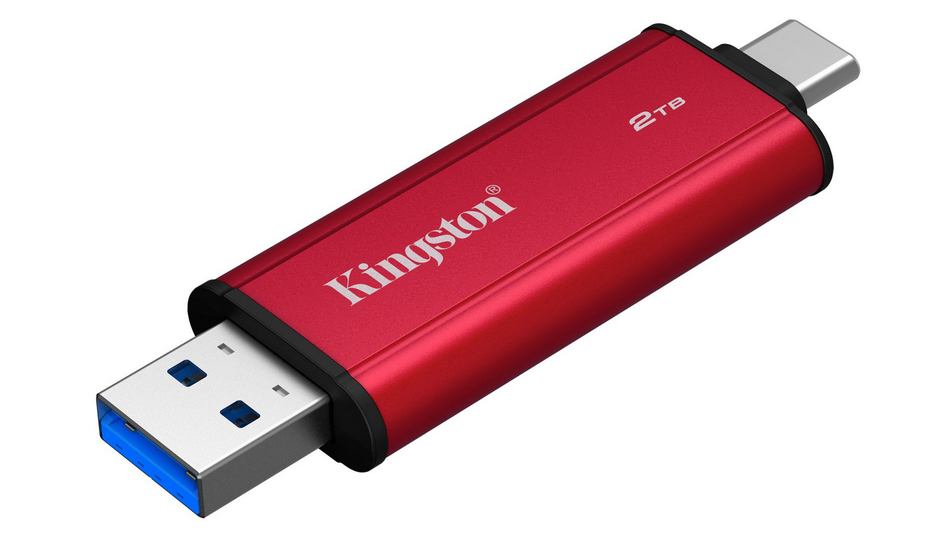 Nový externí SSD disk od Kingstonu má dva konektory a kovové tělo