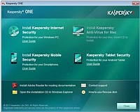 Univerzln multiplatformov een Kaspersky