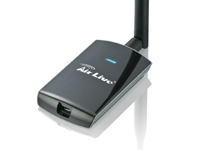 Kompaktn bezdrtov Wi-Fi USB adaptr AirLive s velkm dosahem