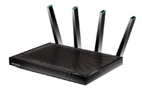 Wi-Fi router NETGEAR R8500 se tymi aktivnmi externmi antnami