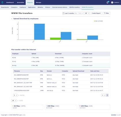 Report monitoringu