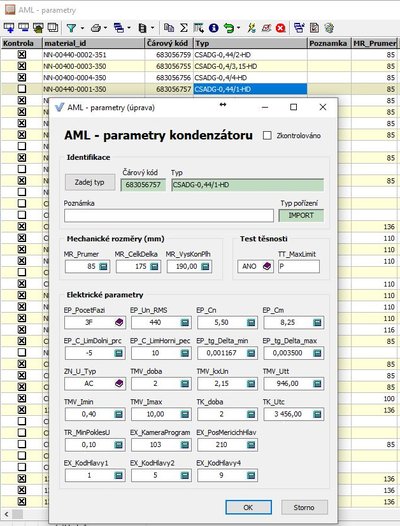 Obr. 1: Vstupn data pro mc linku