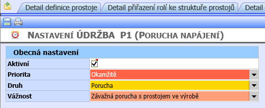Obr. 3: Požadavek na údržbu od prostoje Obr. 3: Požadavek na údržbu od prostoje