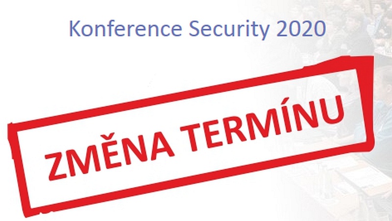 Změna termínu konference Security 2020
