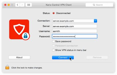 Kerio Control VPN Client