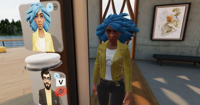 Vive Social - meeting a friend