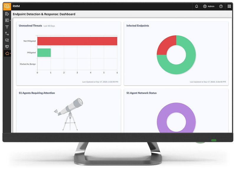 Nov nstroj pro ochranu koncovch bod v een SolarWinds RMM