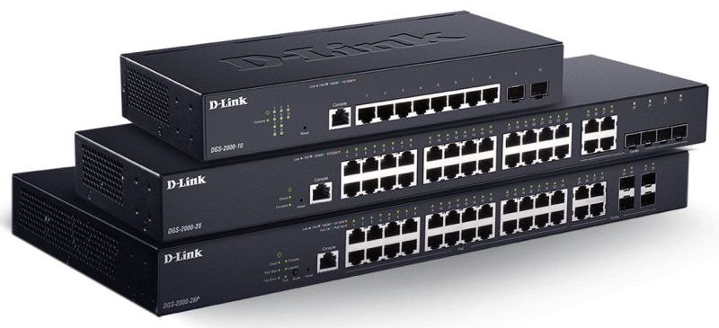 D-Link ohlsil nov pln spravovateln gigabitov switche