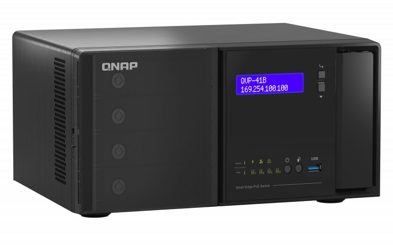 Nový dozorovací server QNAP kombinuje PoE switch a NAS