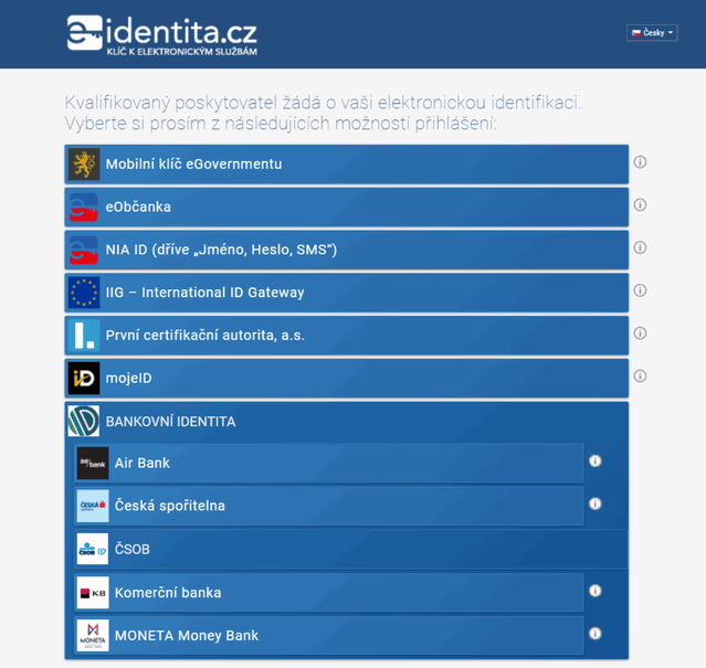 Jak zjistím že mám bankovní identitu Moneta?