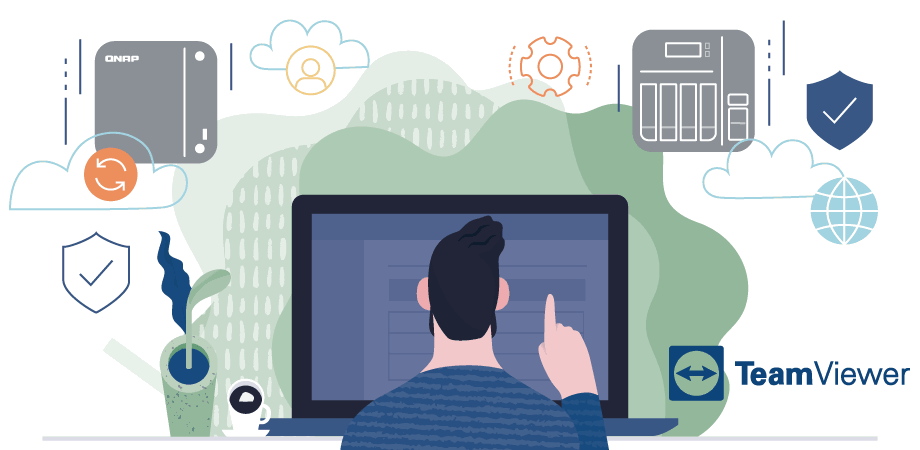 Zazen NAS od QNAP bude mono spravovat pomoc aplikace TeamViewer