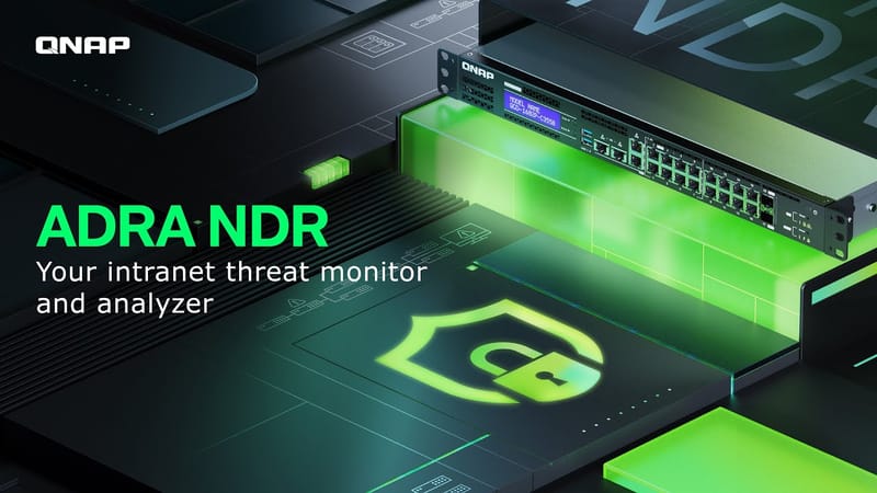 Software QNAP ADRA NDR pomáhá odhalit kybernetické hrozby a rychle na ně reagovat