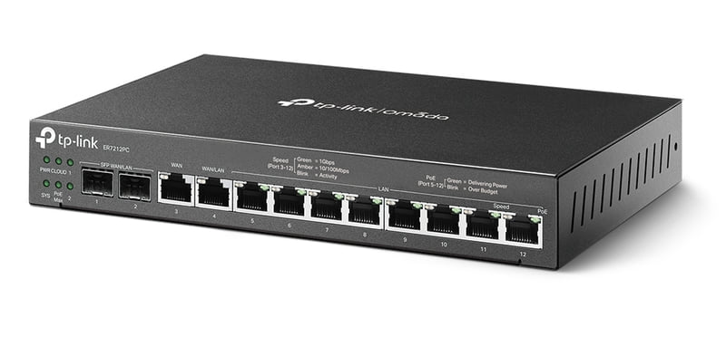 Nov gigabitov VPN router s funkcemi kontroleru a PoE switche