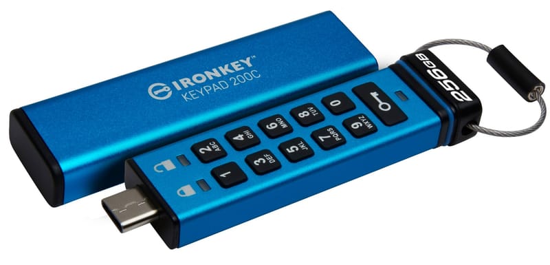 Kingston nabízí šifrovaný disk IronKey Keypad s USB–C konektorem
