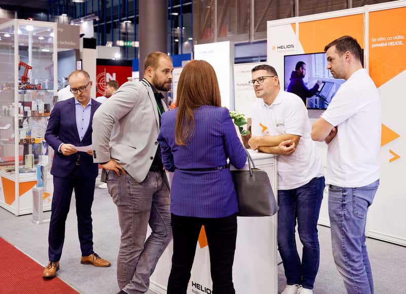 Expozice společností Asseco Solutions a Gatema IT se nacházela v sekci MSV s názvem Digitální továrna. (Zdroj: Asseco Solutions)