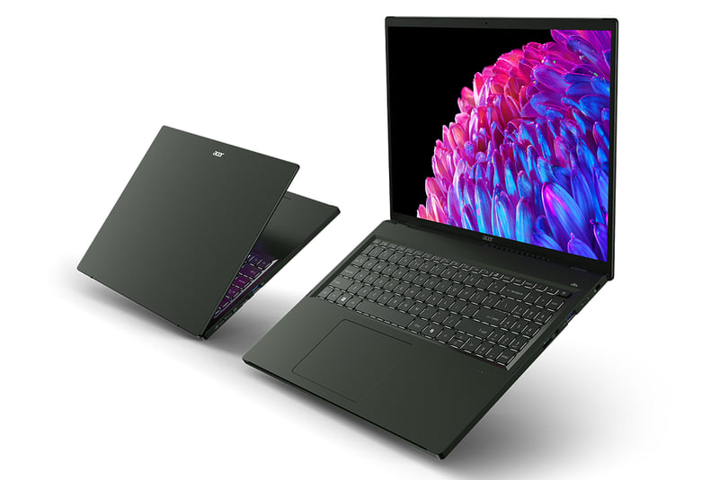 Nové notebooky Acer Swift mají skvělé displeje OLED, procesory Ryzen a podporu AI