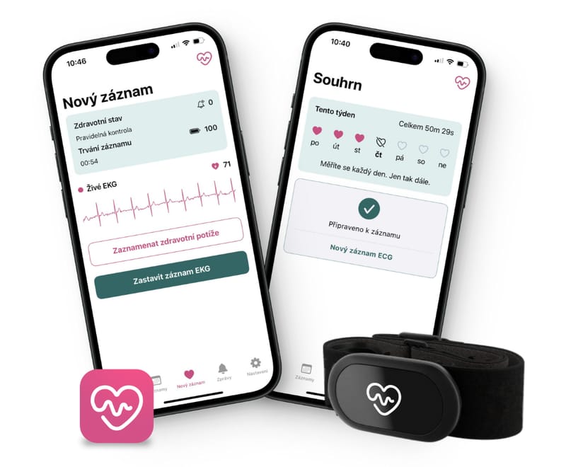 Mobiln aplikace pro monitoring srdce Kardi Ai zskala zdravotnickou certifikaci