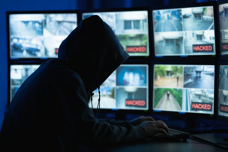 Vte, kdo se dv pes vai IP kameru?