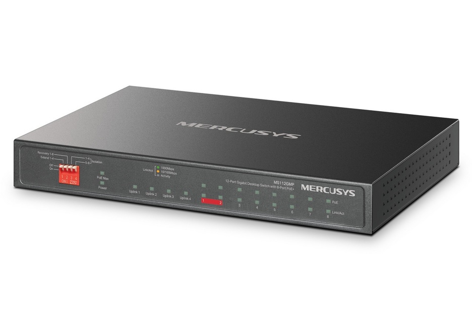 Cenov� dostupn� 12portov� gigabitov� PoE+ switch pro modern� s�ov� instalace
