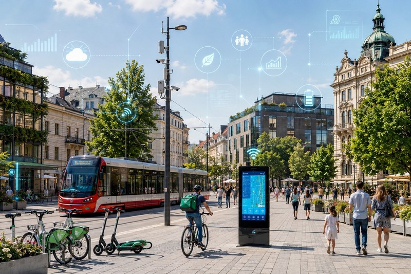 Praha i Brno ukazuj�, �e koncept Smart Cities stoj� p�edev��m na pr�ci s daty