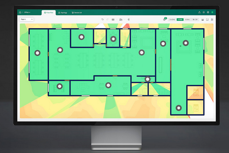 Omada Design Hub je zdarma a pom��e s n�vrhem bezdr�tov�ch i kabelov�ch s�t�